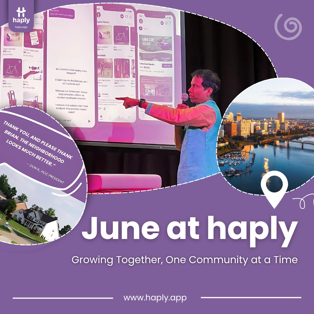 June at Haply: Growing Together, One Community at a Time