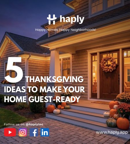 5 Thanksgiving Ideas to Make Your Home Guest-Ready